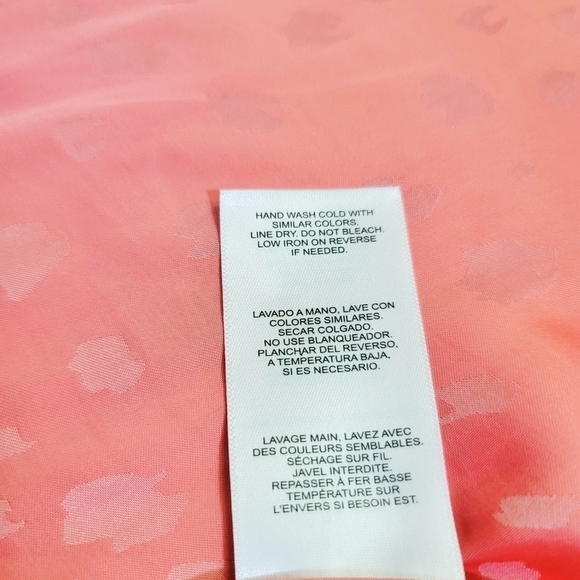 NWT  Nordstrom Habitual Printed Camisole Top in Peach Size Small - Picture 11 of 15